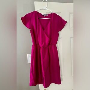 Collective concepts mini summer dress fuchsia pink Small
